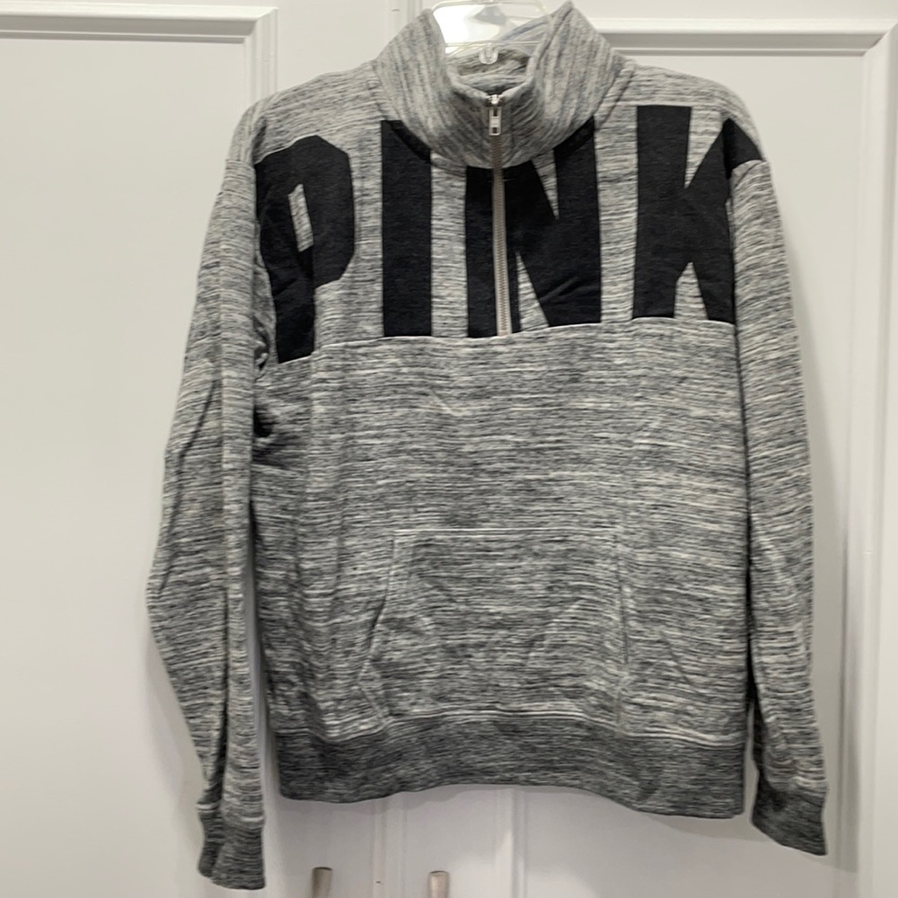Pink Victoria's Secret Half Zip Up